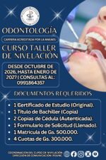 Preparación Académica para el Ingreso 2027 a la Facultad de Odontología